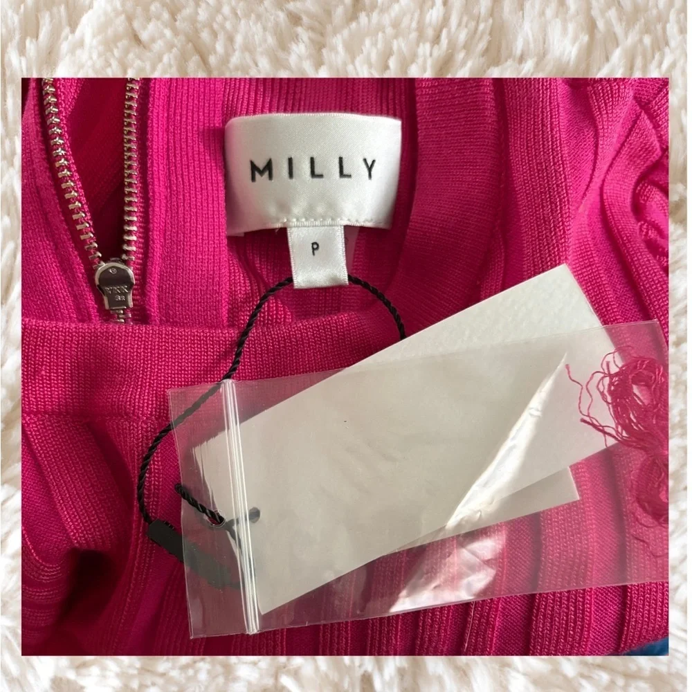 Milly Fuchsia Sleeveless Dress - Picture 7 of 8
